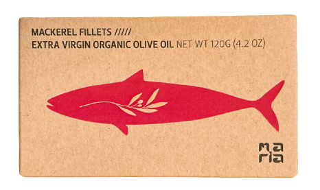 Mackerel Fillets in Organic Olive Oil