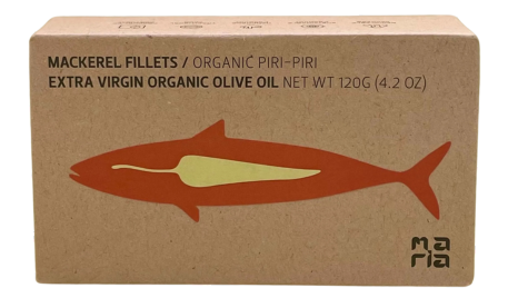 Spiced Mackerel Fillets in Organic Olive Oil
